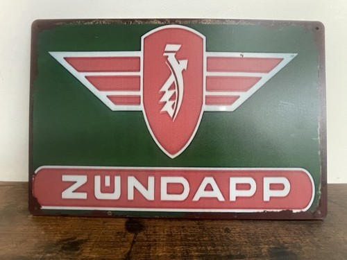 Zündapp moped blechschild - moped,