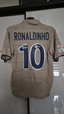 Fc Barcelona 2003/2004 Away #10 Ronaldinho Shirt Trikot Jersey Camiseta kit Rare