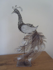 Metallskulptur pfau formano - pfau,