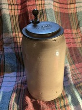 Früher Bierkrug Geritzt 19. Jhd Antik Brauereikrug Ritzdekor Keferloher Krug