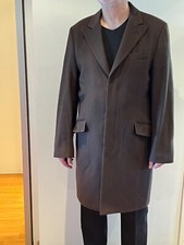 Feraud Herren Mantel, Größe 52, braun, 15% Kaschmir, 85% Schurwolle