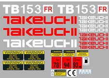 Takeuchi TB153FR Mini Bagger