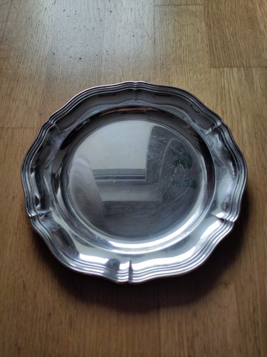 Obstschale teller versilbert - obstschale,