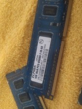 RAM SPEICHER ELPIDA 1 GB 1R x 8 PC3-8500U-7-10-AO   4 Stück
