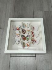 IKEA OLUNDA 3D SCHMETTERLING DIE CUT ART SHADOW BOX BILD GERAHMT NEU RAR
