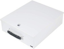 HMF Abschließbare XL Dokumentenkassette für Ordner DIN A4 / B4 Dokumentenbox