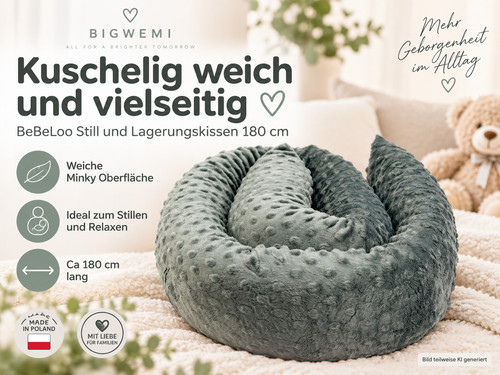 Bebeloo 180 minky kissen - bebeloo, cm