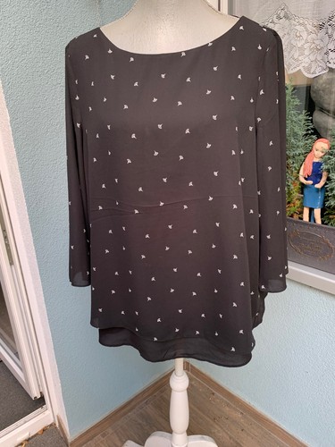 N19 bluse schwarz - –,