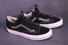 Vans Old Skool Herren Sneaker Skaterschuhe schwarz weiß Gr. 44 Leder BC1892