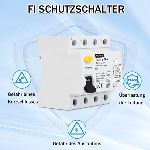 Fehlerstromschutzschalter - fi,