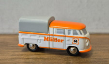 Schuco Piccolo Volkswagen VW T1 Bulli Pritsche Doka MÜLLER 1:90