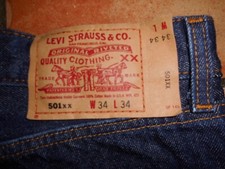Vintage Levi's Jeans 501xx W34