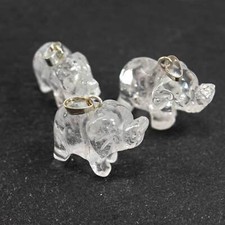 Bergkristall Elefant Anhänger