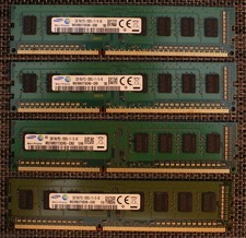 4x 2 GB Samsung DDR 3 1600 Mhz
