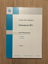 Hemmer/Wüst Strafrecht BT I Skript 14. Auflage gebraucht