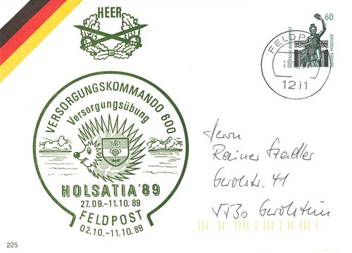 155352 feldpost bundeswehr - feldpost,