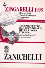Lo zingarelli 1998 - zanichelli 1997 Illustrationen Tafeln aus Text Anhänge