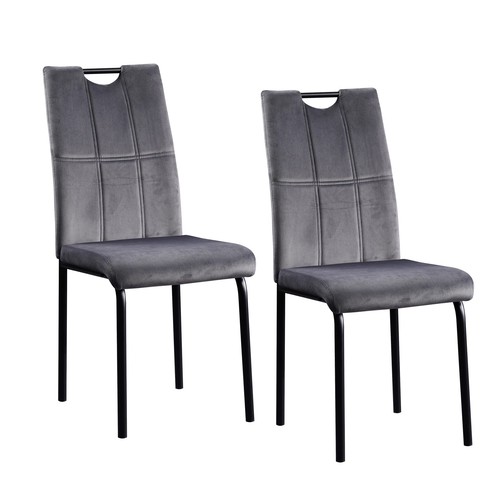 Stuhl denton velvet 2er - velvet, 2er-set