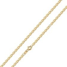 Plättchenkette/armband, 3mm