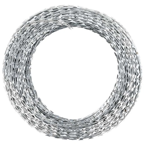 Stacheldraht mit klemmen - mit,