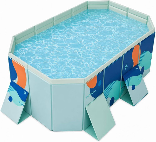 Großer faltbarer planschpool - großer,