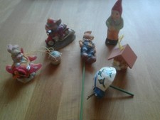 6 mini Hasen Ostern  Deko