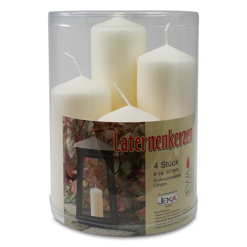 4er set kaminkerzen - set,