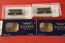 2 x LILIPUT L370403 - HOe - DRG - Personenwagen 3.Klasse