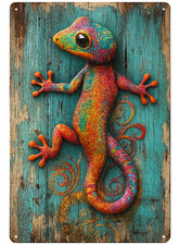 Dekoratives Blechschild