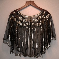 Damen Vintage Pailletten