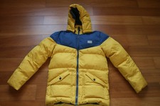 Lego Wear Daunenjacke Jungen gelb mit dunkelblau-Größe 164