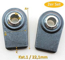 2x Unterlenker Anschweißende