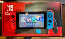 Nintendo Switch Konsole mit Joy-Con - Neon-Rot/Neon-Blau/Grau
