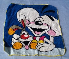 Diddl + Bibombl Hund Waschlappen Minihandtuch Handtuch blau Maße ca. 28 x 28 c