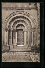 Murrhardt, Walderichskapelle, Portal, Ansichtskarte 