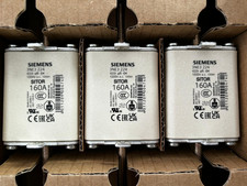 Siemens 3NE3 224 Fuse-Link SITOR NH1 160A 1000V a.c. aR 110mm Ultrafast (3pcs)