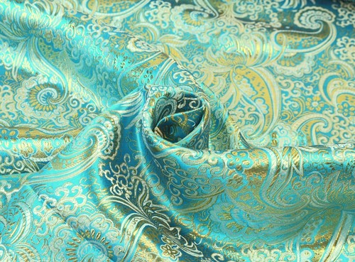 Lurex jacquard stoff brokat - jacquard,