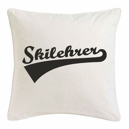 Kissenbezug 40x40cm skilehrer - kissenbezug,