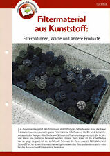 Filtermaterial aus Kunststoff / Aquariuminfokarte