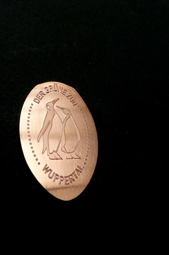 Elongated coin pinguin - elongated,