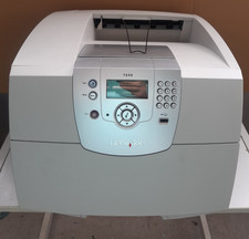 LEXMARK T640n Laserdrucker A4 / Parallel, USB, LAN / unter 50 Seiten / DEFEKT