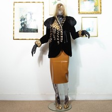 Vintage 80er schwarze