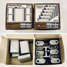 2x 8978 + 8979  Sätze Auffahrt + Pfeilersatz f Brücke Märklin  Spur Z +Top+ NEU