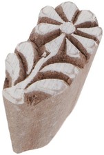 Indischer Textilstempel, Holz
