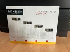 Michelino Vorratsgläser 4er Set aus Glas