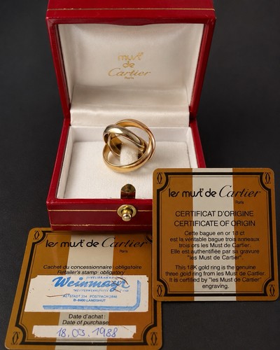 Cartier trinity ring 18k - ring, 750