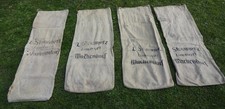4 x Alter Sack Leinensack