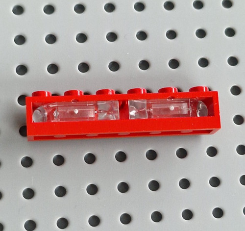 Lego lichtstein 1x6 rot - lego®, 4170