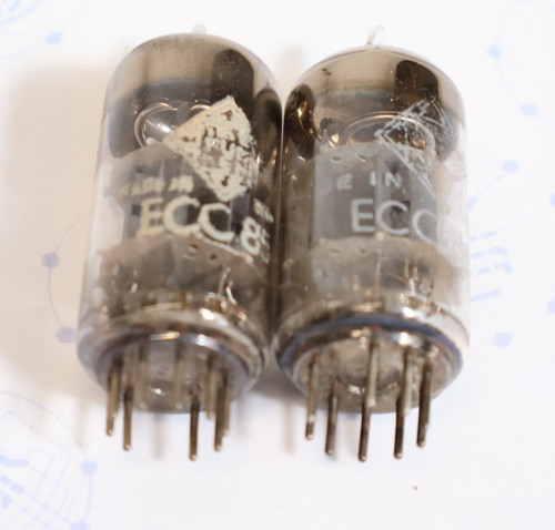 Ecc85 telefunken mit raute - ,