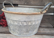 ❤ Schöner Pflanztopf Zink /